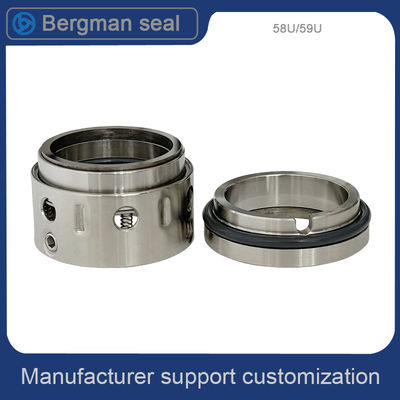 SS304 58U O Ring Oil Pump Mechanical Seal John Crane Type Metal bellows